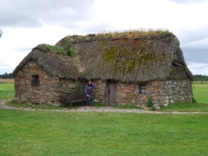 Klein boerderijtje in het moeras van Culloden. Meest indrukwekkende dag, mede door het bijzondere visitors centre en rondleiding ...