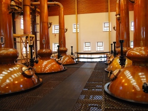 The Glenmorangie Distillerie, wereldwijd een van de beste Schotse whiskeys.