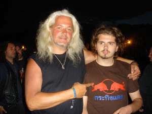 Merlijn en ik op Graspop 2008